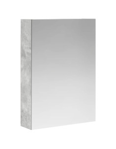 Mobiletto per specchio da bagno con lo scaffale Grigio cemento 2