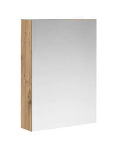 Mobiletto per specchio da bagno con porta Rovere Artigianale 2