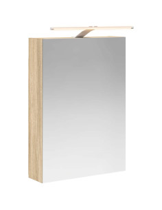 Mobiletto per specchio da bagno Rovere Sonoma 50 x 14,5 x 70 cm 2