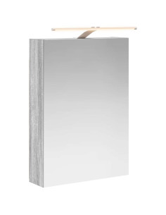 Mobiletto per specchio da bagno Grigio Sonoma 50 x 14,5 x 70 cm 2