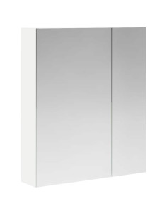 Mobiletto per specchio da bagno Bianco 60 x 14,5 x 70 cm 2