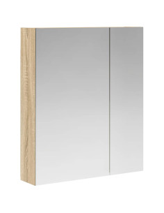 Mobiletto per specchio da bagno Rovere Sonoma 60 x 14,5 x 70 cm 2