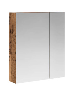Mobiletto per specchio da bagno Legno vecchio 60 x 14,5 x 70 cm 2