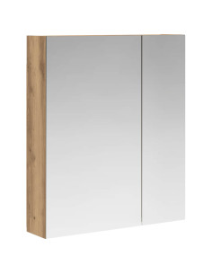 Mobiletto per specchio da bagno con porta Rovere Artigianale 2