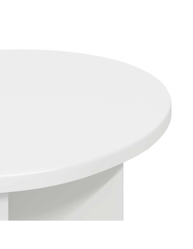Tavolo laterale Bianco Ø 39 x 38 cm Legno ingegnerizzato