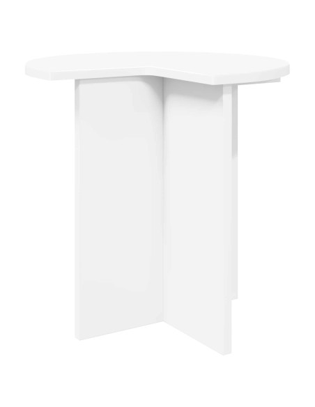 Tavolo laterale 2 pcs Bianco Ø 39 x 38 cm Legno ingegnerizzato
