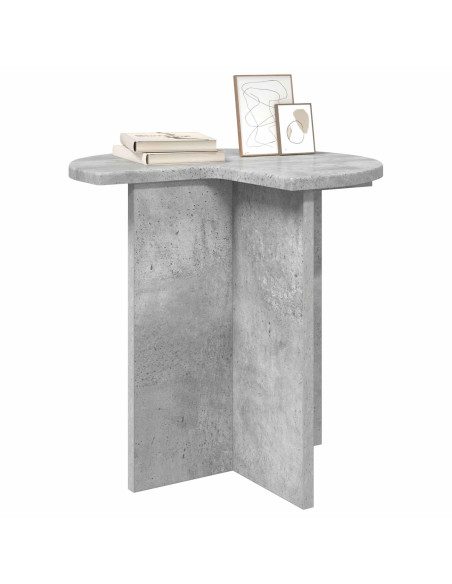 Tavolo laterale 2 pcs Grigio Cemento Ø 39 x 38 cm