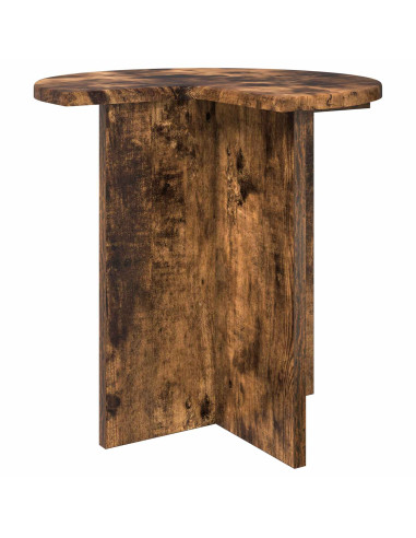 Tavolo laterale 2 pcs Rovere Fumo Ø 39 x 38 cm