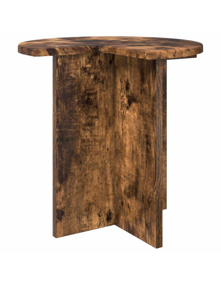 Tavolo laterale 2 pcs Rovere Fumo Ø 39 x 38 cm