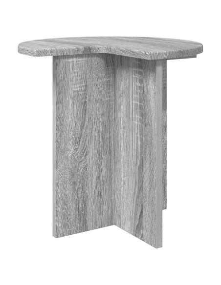Tavolo laterale 2 pcs Grigio Sonoma Ø 39 x 38 cm
