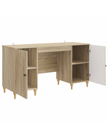 Scrivania Sonoma 142,5 x 50 x 75 cm Legno ingegnerizzato