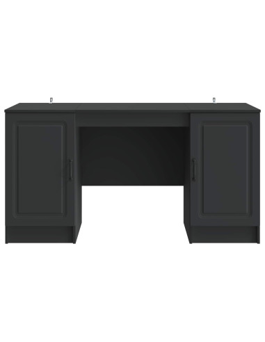 Scrivania Nero 142,5 x 50 x 75 cm Legno ingegnerizzato
