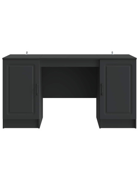Scrivania Nero 142,5 x 50 x 75 cm Legno ingegnerizzato
