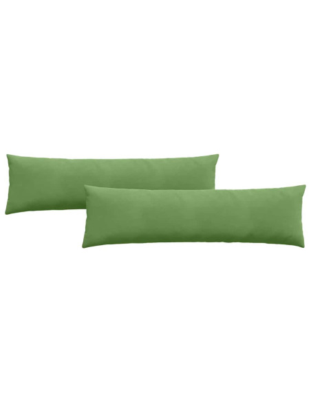 Cuscini da Divano 2 pcs Verde chiaro 145 x 40 cm