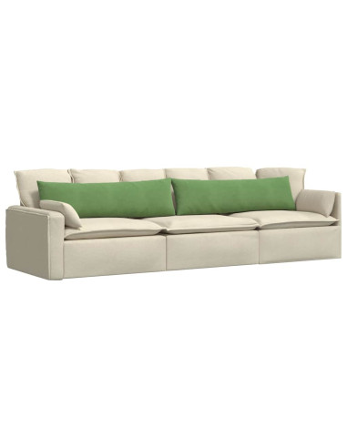 Cuscini da Divano 2 pcs Verde chiaro 145 x 40 cm