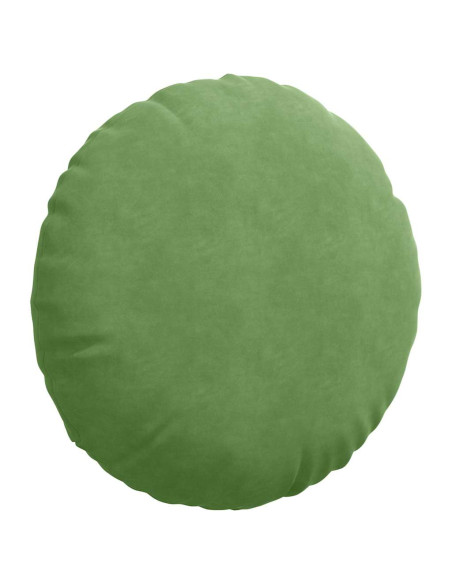 Cuscini per Seduta 2 pcs Verde chiaro Ø 40 x 13 cm Velluto