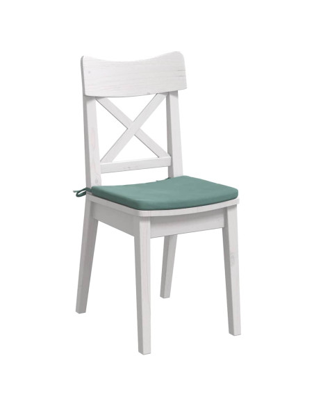 Cuscini per Seduta 4 pcs Verde Mare 40 x 40 x 3 cm Velluto