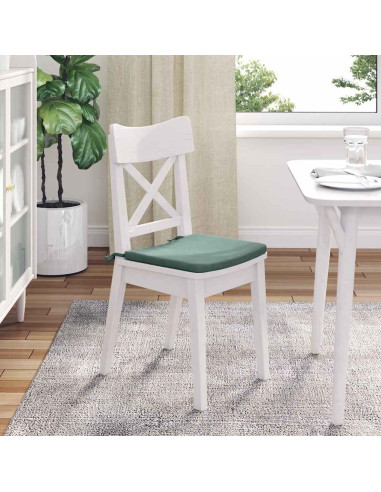 Cuscini per Seduta 4 pcs Verde Mare 40 x 40 x 3 cm Velluto