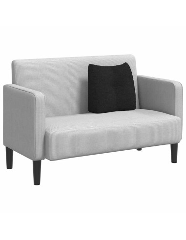 Cuscino per Schiena Nero 45 x 24 x 50 cm Tessuto