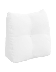 Cuscino per Schiena Bianco 45 x 24 x 50 cm Tessuto 2