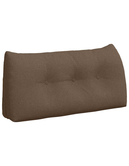 Cuscino per Schiena Marrone 100 x 24 x 50 cm Tessuto