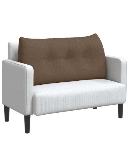 Cuscino per Schiena Marrone 100 x 24 x 50 cm Tessuto