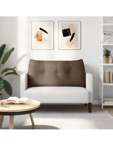 Cuscino per Schiena Marrone 100 x 24 x 50 cm Tessuto