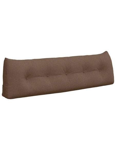 Cuscino per Schiena Marrone 160 x 24 x 50 cm Tessuto