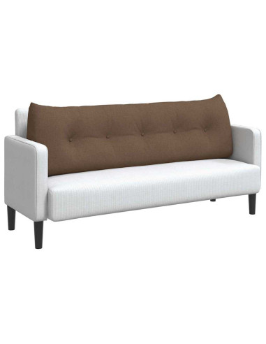 Cuscino per Schiena Marrone 160 x 24 x 50 cm Tessuto