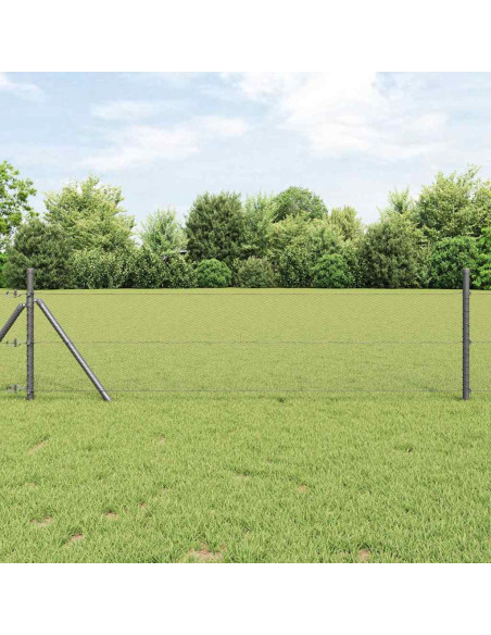 Recinzione Esagonale Grigio 0,8 x 50 m PVC