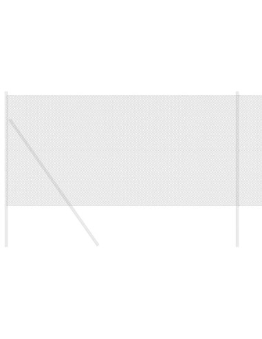 Recinzione Esagonale Grigio 1,4 x 10 m PVC