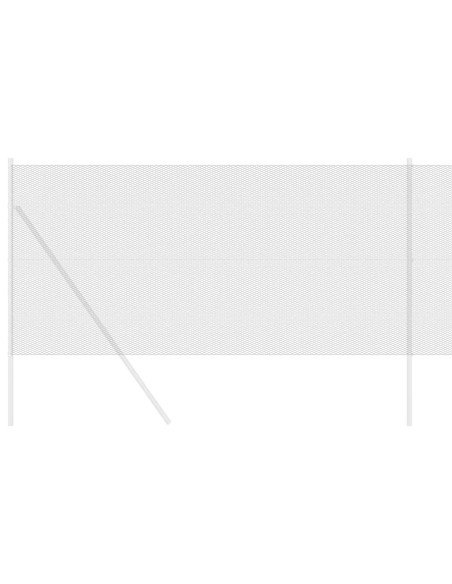 Recinzione Esagonale Grigio 1,4 x 10 m PVC
