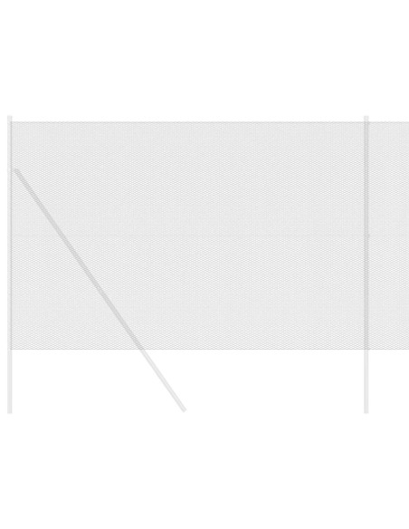Recinzione Esagonale Grigio 1,5 x 10 m PVC