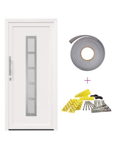 Porta Frontale Bianco 108 x 208 cm PVC 2