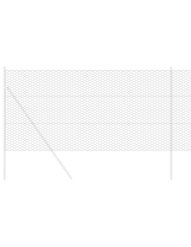 Recinzione Esagonale Grigio 1,4 x 50 m PVC