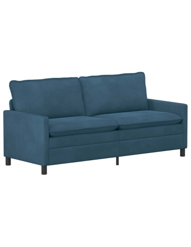 Set di divani 2 pcs Blu Velluto