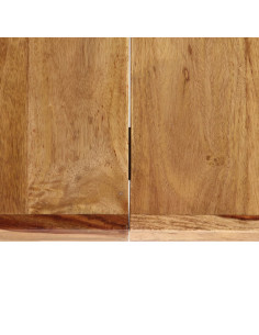 Tavolo da Pranzo 160x80x75 cm in Legno Massello di Sheesham 2