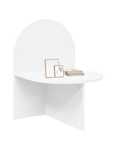 Comodino Bianco 48 x 49 x 65 cm Legno ingegnerizzato