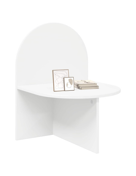 Comodino Bianco 48 x 49 x 65 cm Legno ingegnerizzato