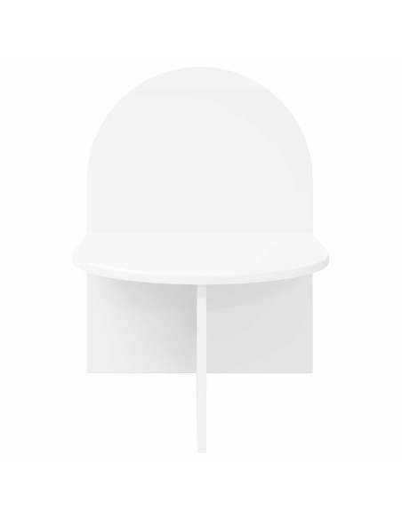 Comodino Bianco 48 x 49 x 65 cm Legno ingegnerizzato