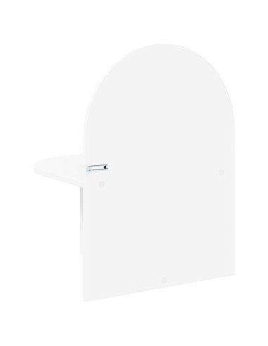 Comodino Bianco 48 x 49 x 65 cm Legno ingegnerizzato
