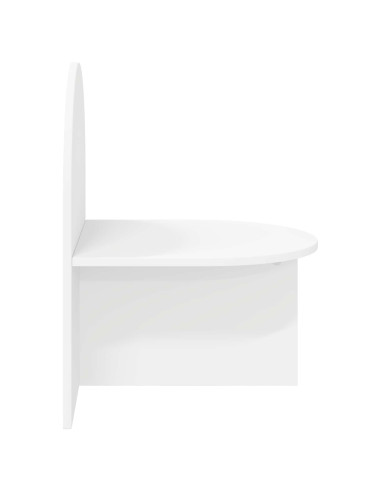 Comodino 2 pcs Bianco 48 x 49 x 65 cm Legno ingegnerizzato