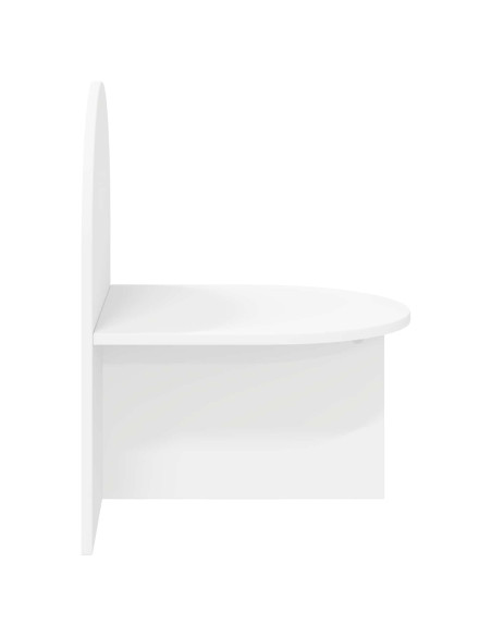 Comodino 2 pcs Bianco 48 x 49 x 65 cm Legno ingegnerizzato