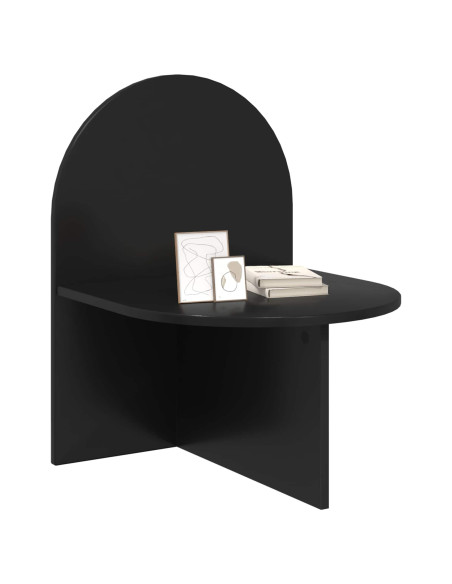 Comodino Rovere Nero 48 x 49 x 65 cm Legno ingegnerizzato