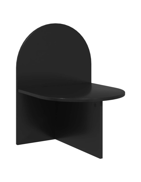 Comodino 2 pcs Rovere Nero 48 x 49 x 65 cm Legno ingegnerizzato