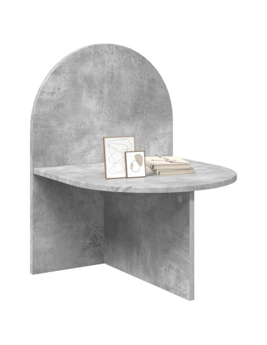 Comodino 2 pcs Grigio Cemento 48 x 49 x 65 cm