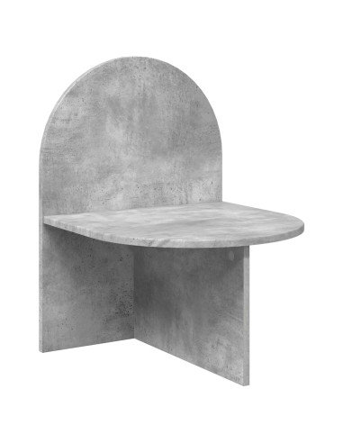 Comodino 2 pcs Grigio Cemento 48 x 49 x 65 cm
