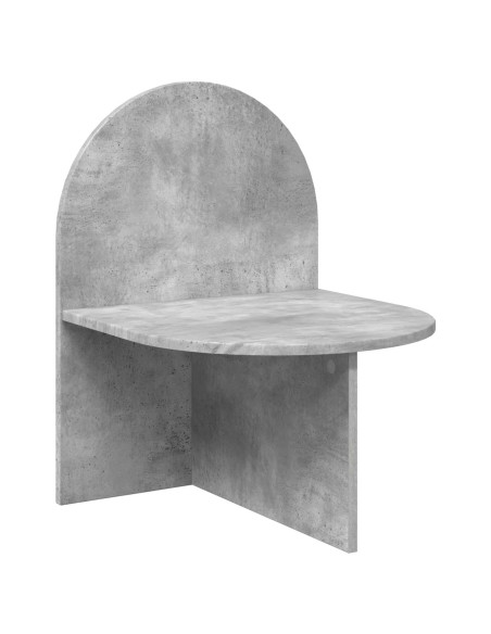 Comodino 2 pcs Grigio Cemento 48 x 49 x 65 cm