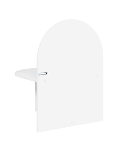 Comodino Bianco Lucido 48 x 49 x 65 cm Legno ingegnerizzato