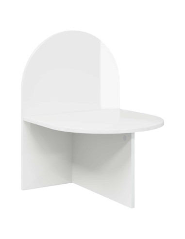 Comodino 2 pcs Bianco Lucido 48 x 49 x 65 cm